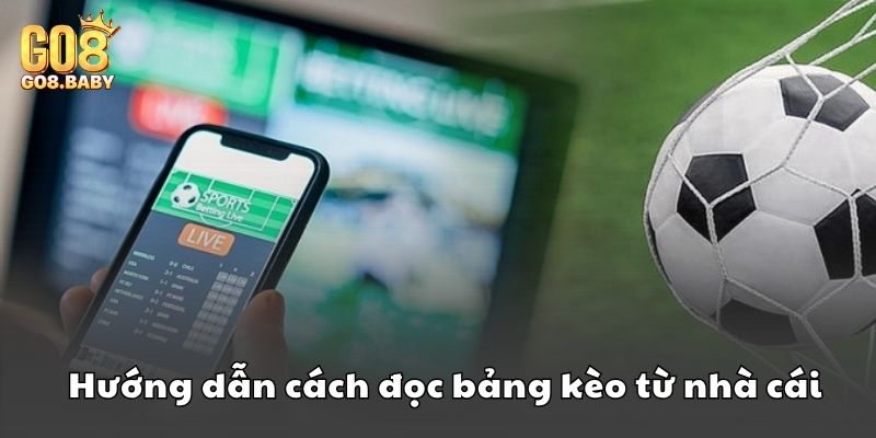 Hướng dẫn cách đọc bảng kèo chuẩn từ nhà cái